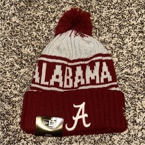 New Era Alabama Crimson and Gray Beanie